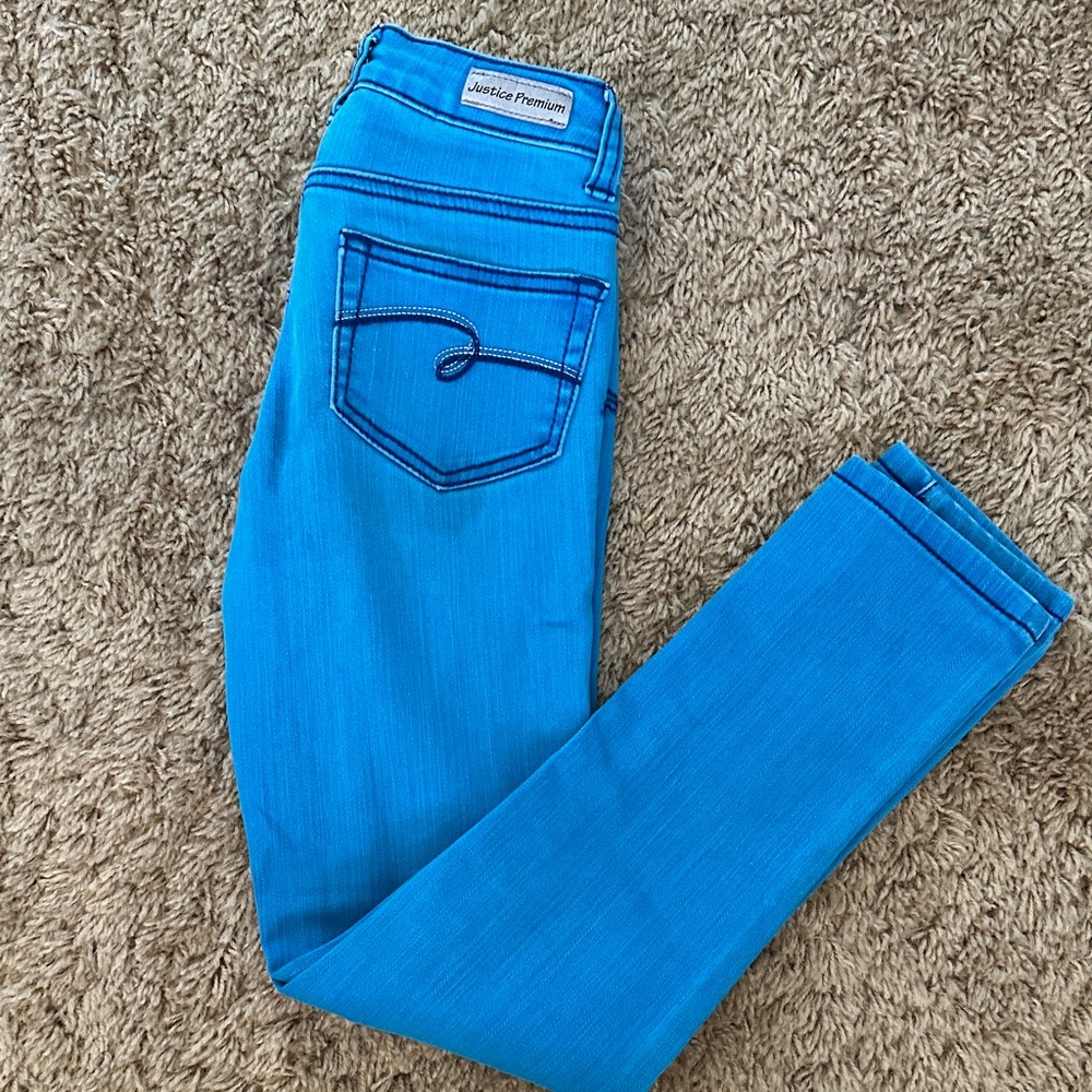 Justice Vibrant Blue Kids Jeans